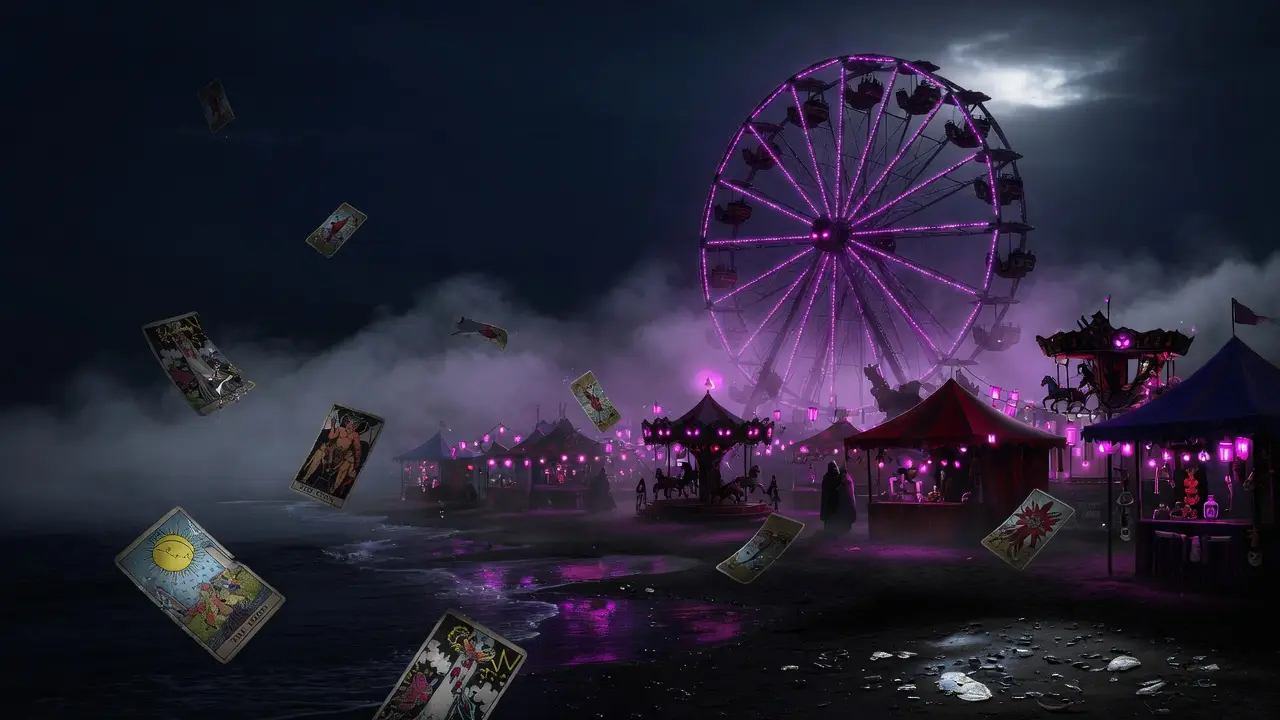 Night carnival key art for Chaos Zero Nightmare